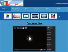 Tablet Screenshot of kaashtv.com